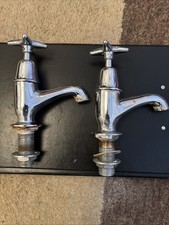 Antique / Brass Chrome Vintage Bath Taps.