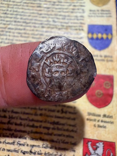 Edward iii halfpenny london - edward,