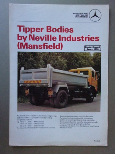Mercedes benz tipper - benz,