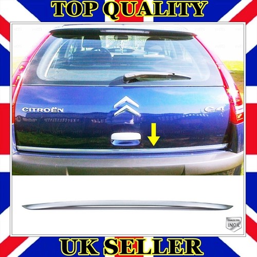 Chrome rear trunk tailgate - rear,