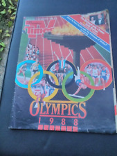 TV TIMES - Seoul Olympics 1988 - Anglia edition - 17th to 23rd Sep 1988