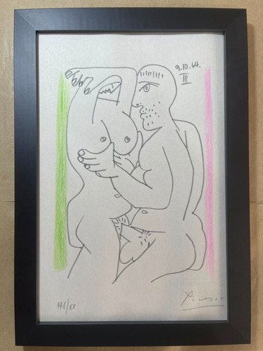 Pablo picasso drawing framed - pablo,