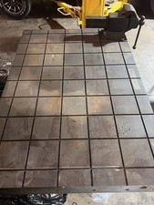 6x4ft Cast Iron Surface Table Welding Fabrication Engineering Bench Workshop