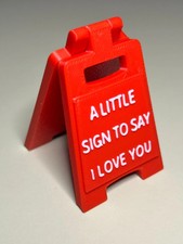 A Little Sign To Say I Love You Mini Sign Ornament Desktop Romantic Plaque Decor