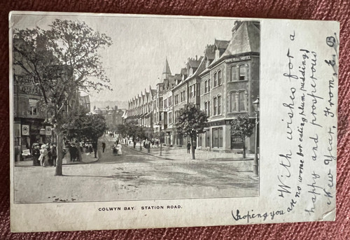 Antique postcard colwyn bay - colwyn,