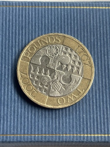 Rare coin 1707 2007 act - 1707-2007, of