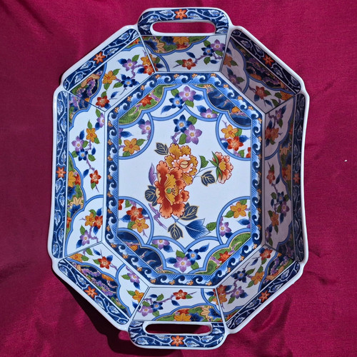 Japanese imari octagonal - japanese,