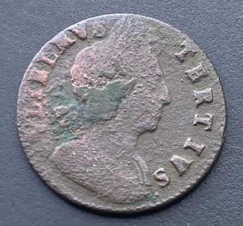 1701 half penny william - penny,