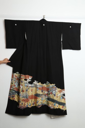 Vintage japanese kimono people - kimono,