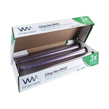 Wrapmaster 4500 Cling Film Refill 450mm x 300m, Pack of 3
