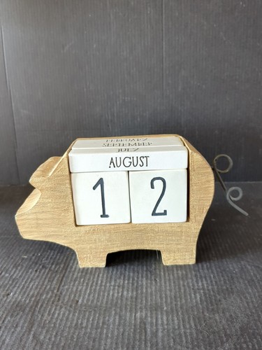 Rustic wooden pig shaped - rustic,