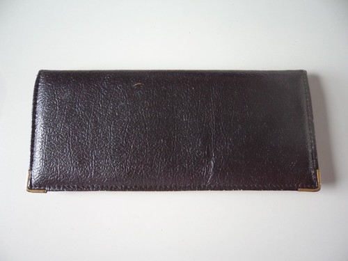 Vintage black grained leather - black,