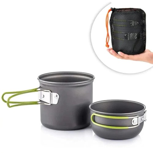 Camping cooking set non stick - camping,