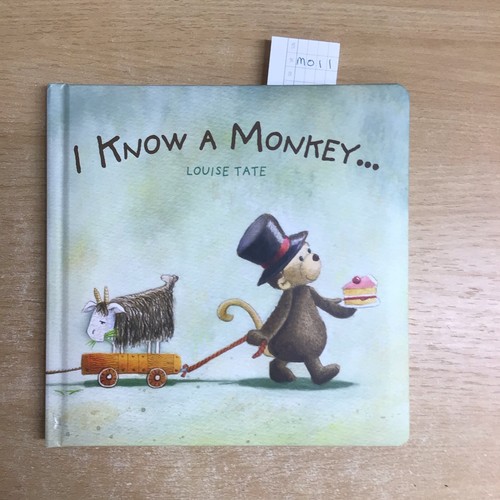 Jellycat know monkey book - i,