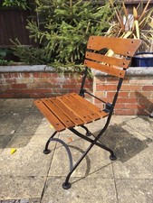 AEL Outdoor Solutions Wooden Dining Folding Chair Triesta