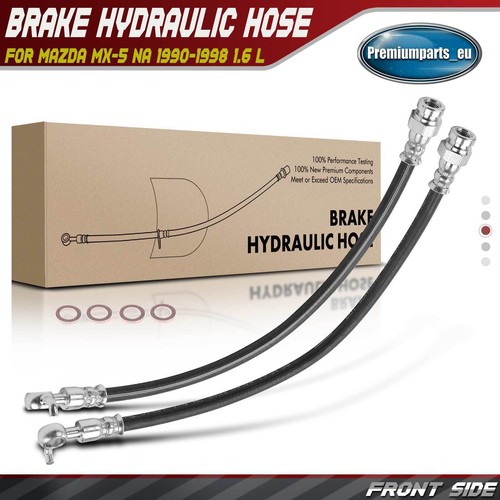 Brake hoses front for mazda - hoses,