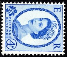 1958-65 4d Ultramarine SG576ab Sideways Crowns Watermark Wilding Definitive MNH