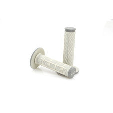 PROGRIP 802 HALF WAFFLE GRIPS HANDLEBAR GEL GRIP MILKY/GREY HUSQVARNA TC65