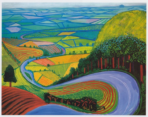 Garrowby hill david hockney - hill,