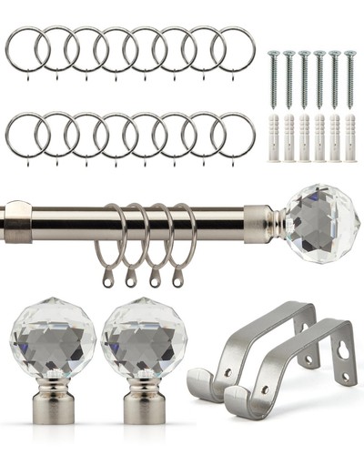 Extendable curtain poles with - extendable,