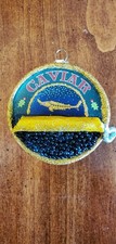 CAVIAR TIN GLASS CHRISTMAS