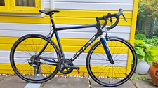 Blue Axino carbon road bicycle