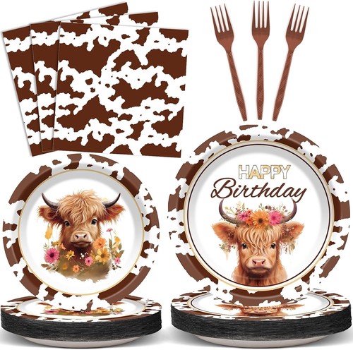 Pcs highland cow party - cow,