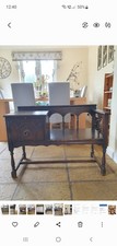 Chippy Vintage Oak Telephone Table