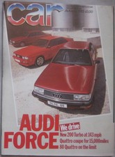 CAR magazine August 1983