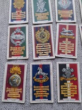 GALLAHER LTD CIGARETTE CARDS ~ ARMY BADGES ~ COMPLETE SET OF 48 CARDS ~ COLLECT