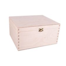 Plain Wooden Box Wedding Cards Post Box Storage Unit Gift (P29/15)