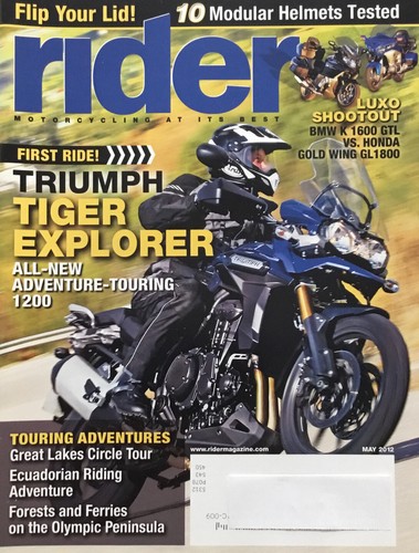 Rider motorcycle magazine - motorcycle, may