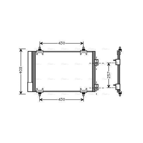 Air con condenser cna5231d - con,