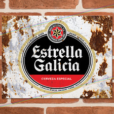 ESTRELLA GALICIA Metal Signs
