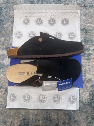 Birkenstock boston clogs black - boston,