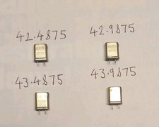 Yaesu FT-101ZD , FT-107 ,  FT-707 Meter Crystals, Complete Set of x4.