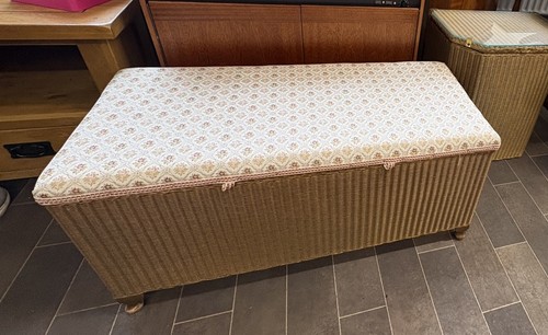 Lloyd loom woven ottoman - loom,
