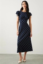 Dorothy Perkins Navy Fit &