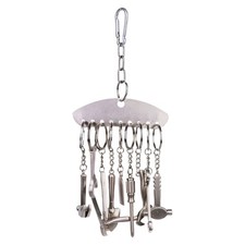 Stainless steel bird toys - steel,