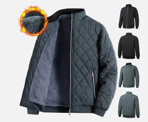 Men winter quilted bomber - winter,