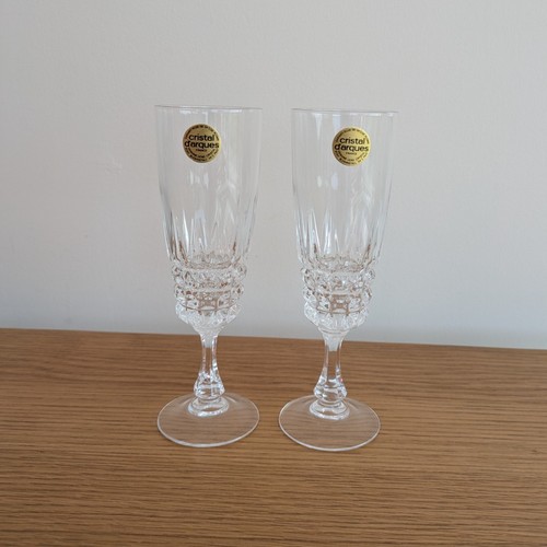 Pair vintage cristal - pair, of