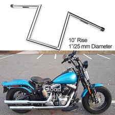 10" Rise 25 mm Chrome