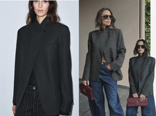 Zara Wool Blend Blazer Jacket