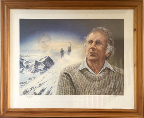 Signed sir edmund hillary - p.,