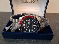 New! Seiko SKX009K2 Pepsi Watch 7s26 Movement