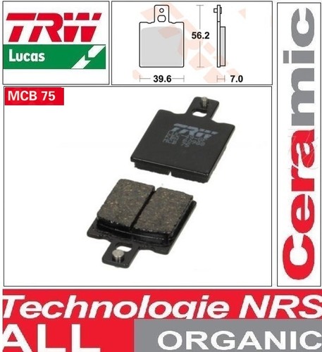 Rear brake pads trw lucas - trw,