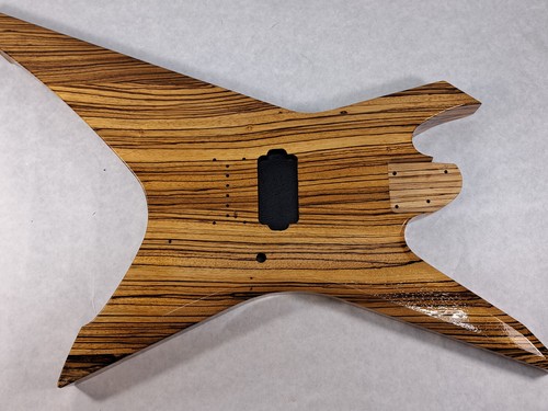 Finished zebrawood hxx xiphos - zebrawood,