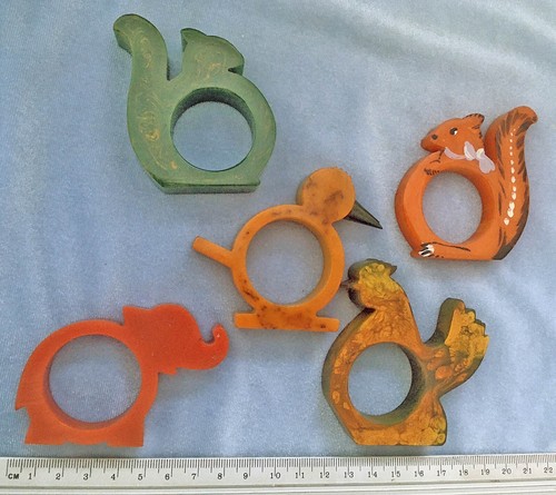Rare thick bakelite - 5, napkin