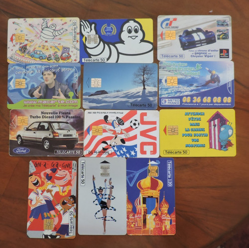Used phonecards from - 12,