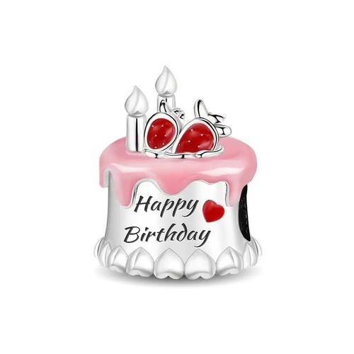 Birthday cake charm for - birthday,